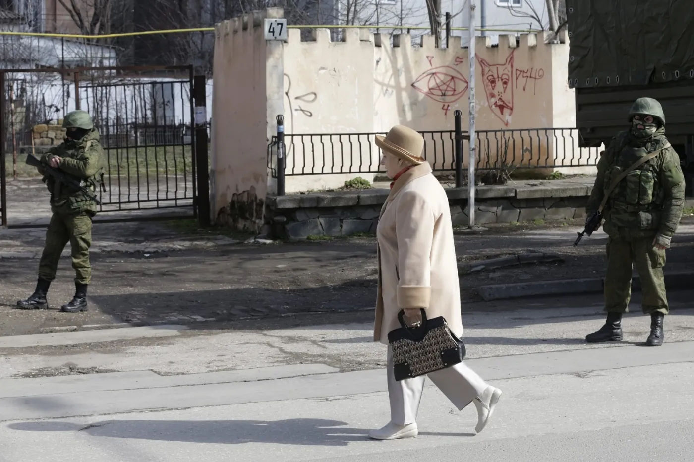 Żołnierze na Krymie