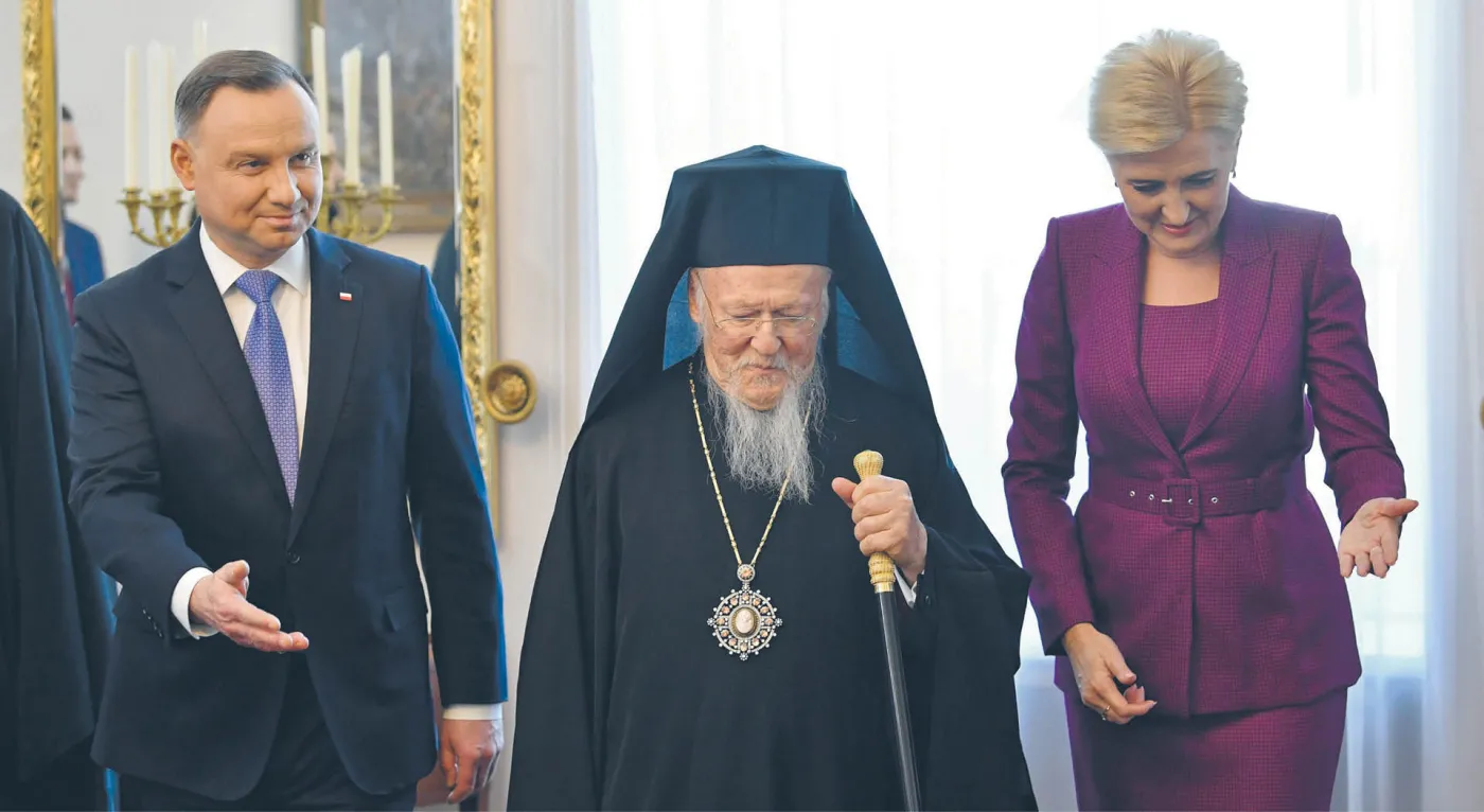 Bartłomiej I wspiera Ukrainę w jej walce z Rosją