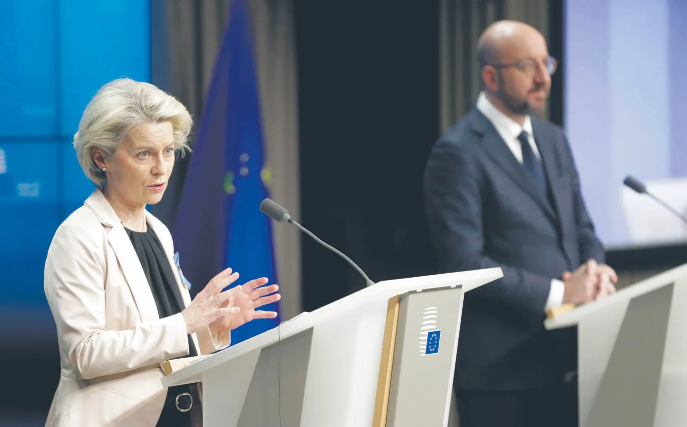 Na zaproponowany przez Ursulę von der Leyen pakiet sankcji część krajów UE patrzy niechętnie