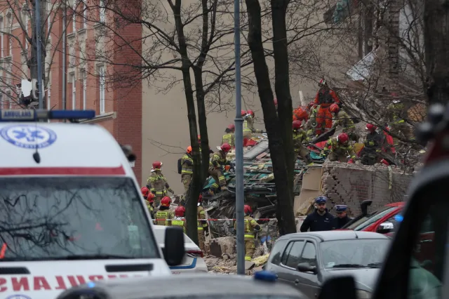 Wybuch w kamienicy w Katowicach. Dwie osoby zginęły pod gruzami