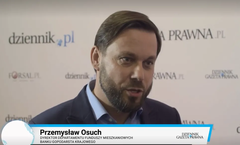Przemysław Osuch: BGK wspomaga rozwój polityki mieszkaniowej w samorządach