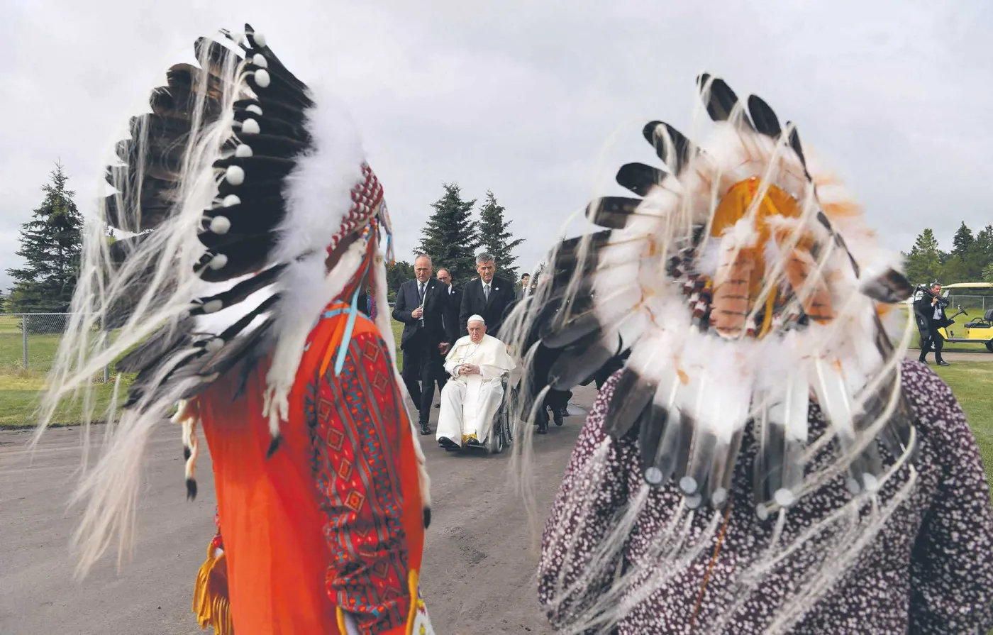Papieskie pokorne błaganie Indian