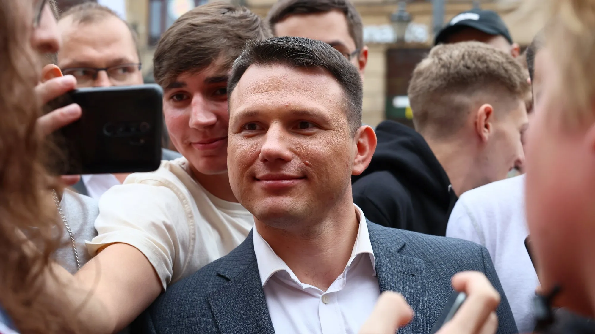 Mentzen pokazał kandydata w Krakowie. „Nie znam lepszego”
