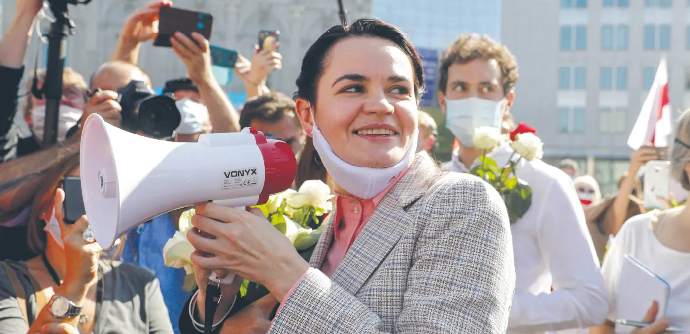Cichanouska chce silnej odpowiedzi UE na kryzys na granicy białoruskiej