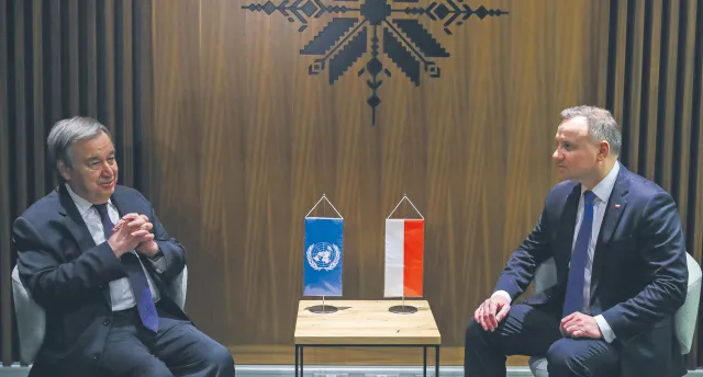 Narody Zjednoczone chcą wyjść z cienia. Sekretarz generalny ONZ spotka się z Zełenskim