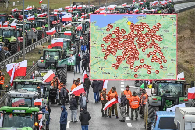 Kolejny "najazd rolników" 20 marca. Gdzie będą protestować? [MAPA]