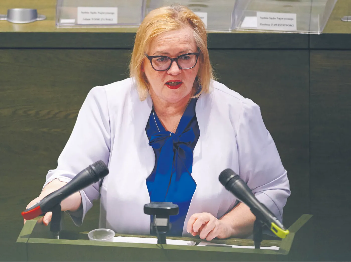 Uchwała frankowa później. Pierwsza prezes w szpitalu