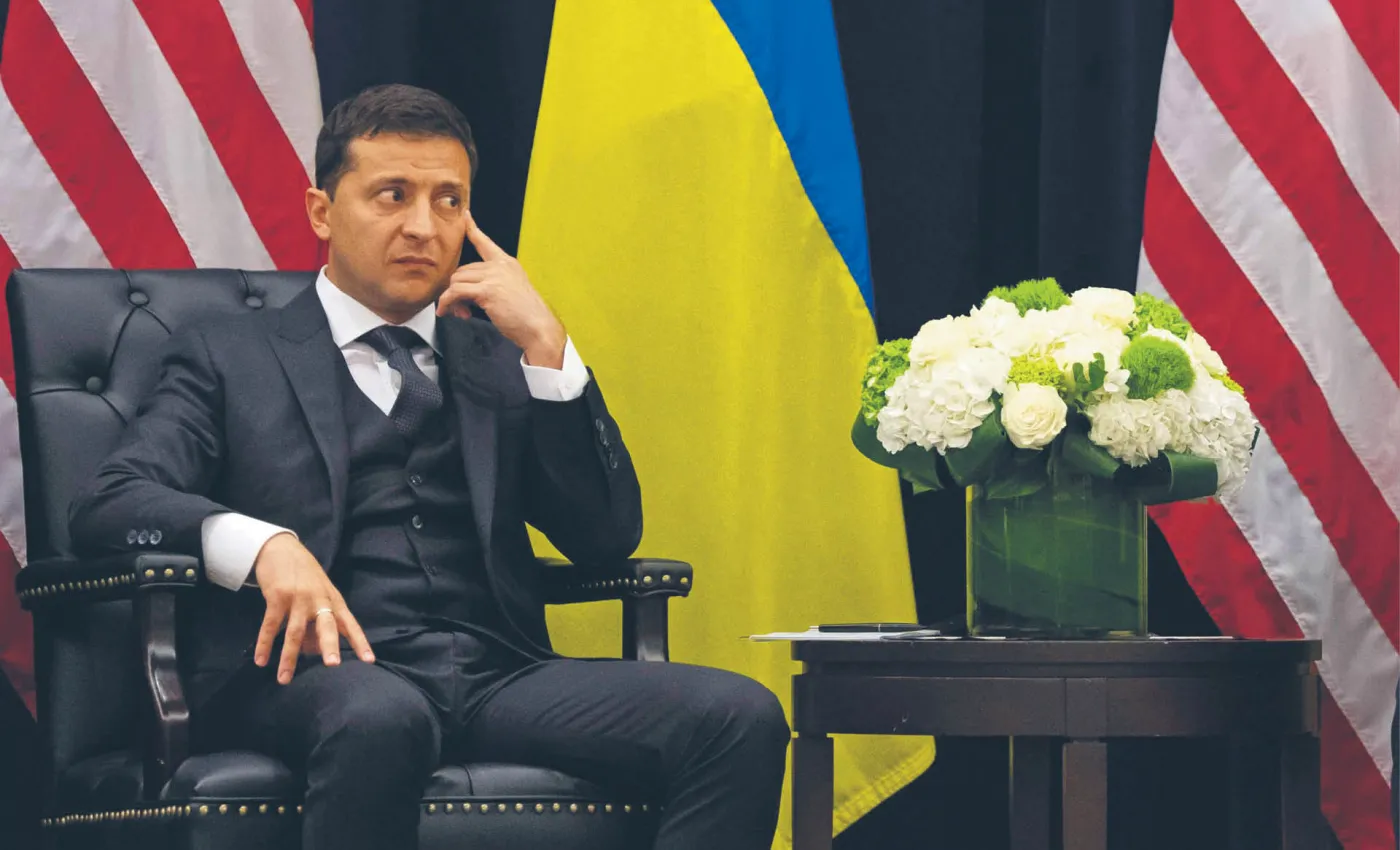 Zełenski w Waszyngtonie w momencie słabości USA