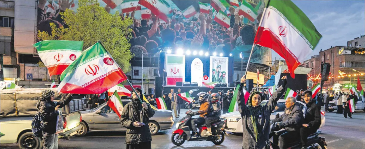 Demonstracja poparcia dla reżimu w Teheranie, 22 marca