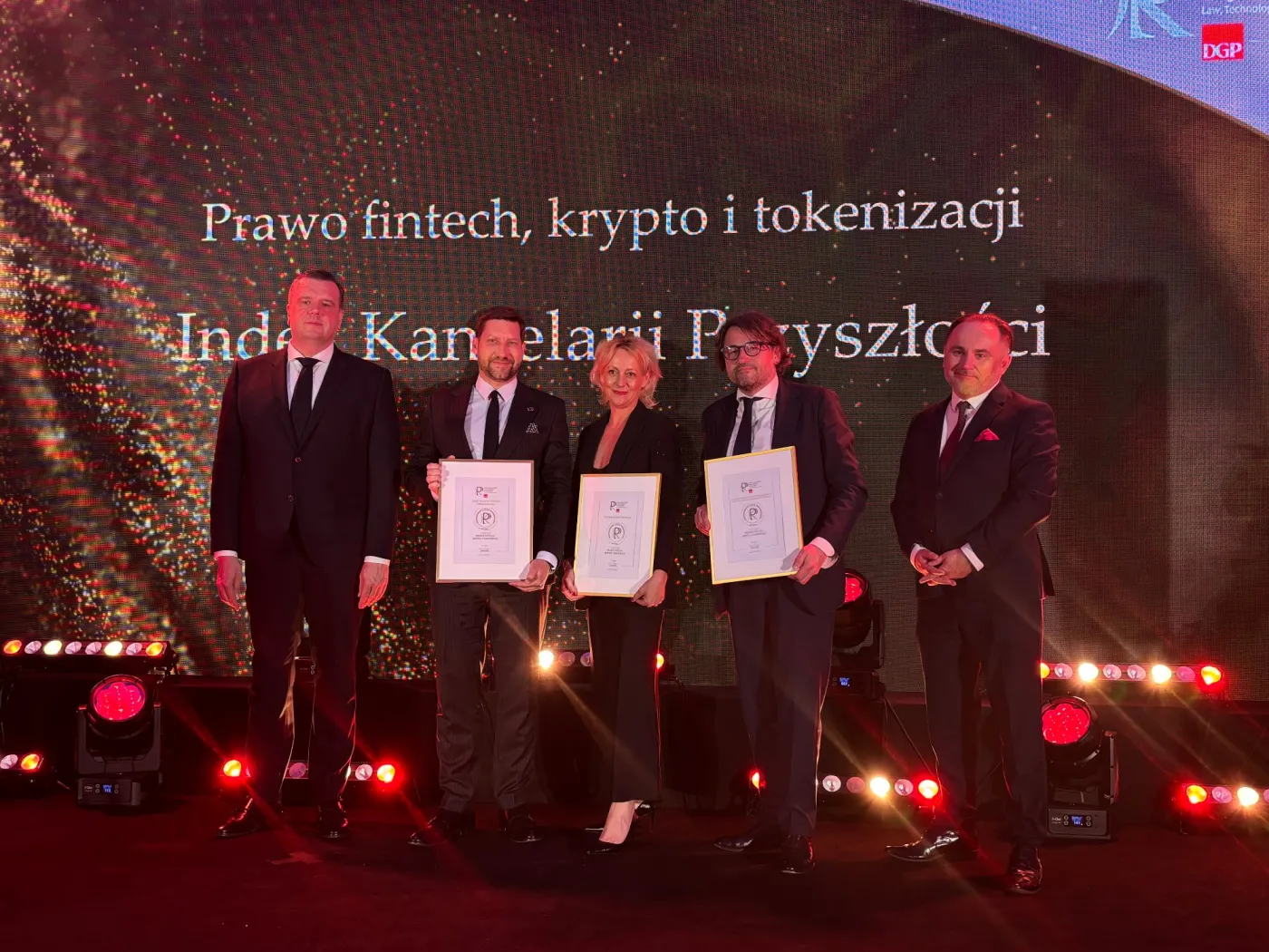 Laureaci kategorii: Prawo fintech, krypto i tokenizacji