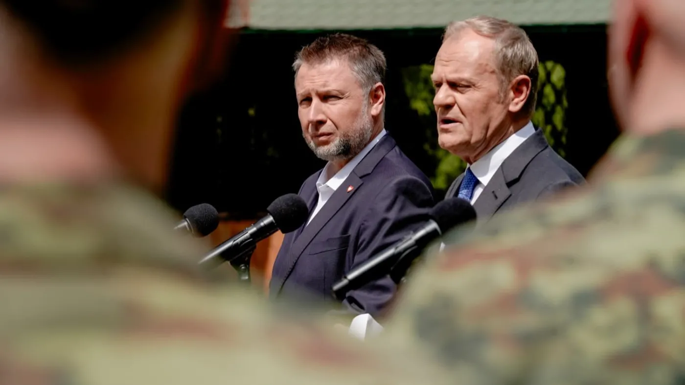 Marcin Kierwiński i Donald Tusk