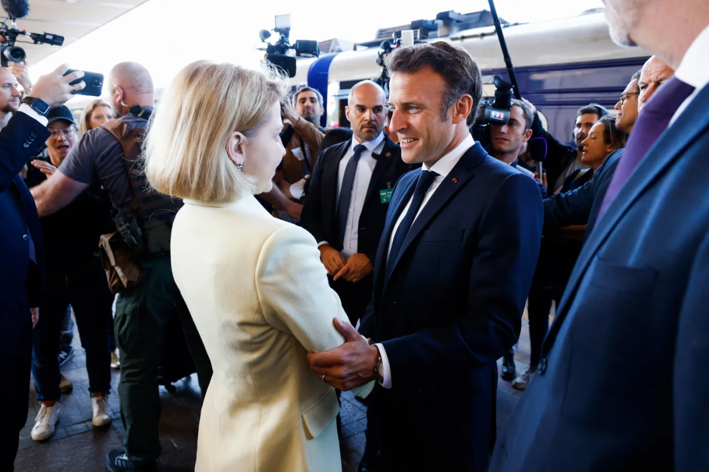 Macron, Scholz i Draghi przybyli do Kijowa