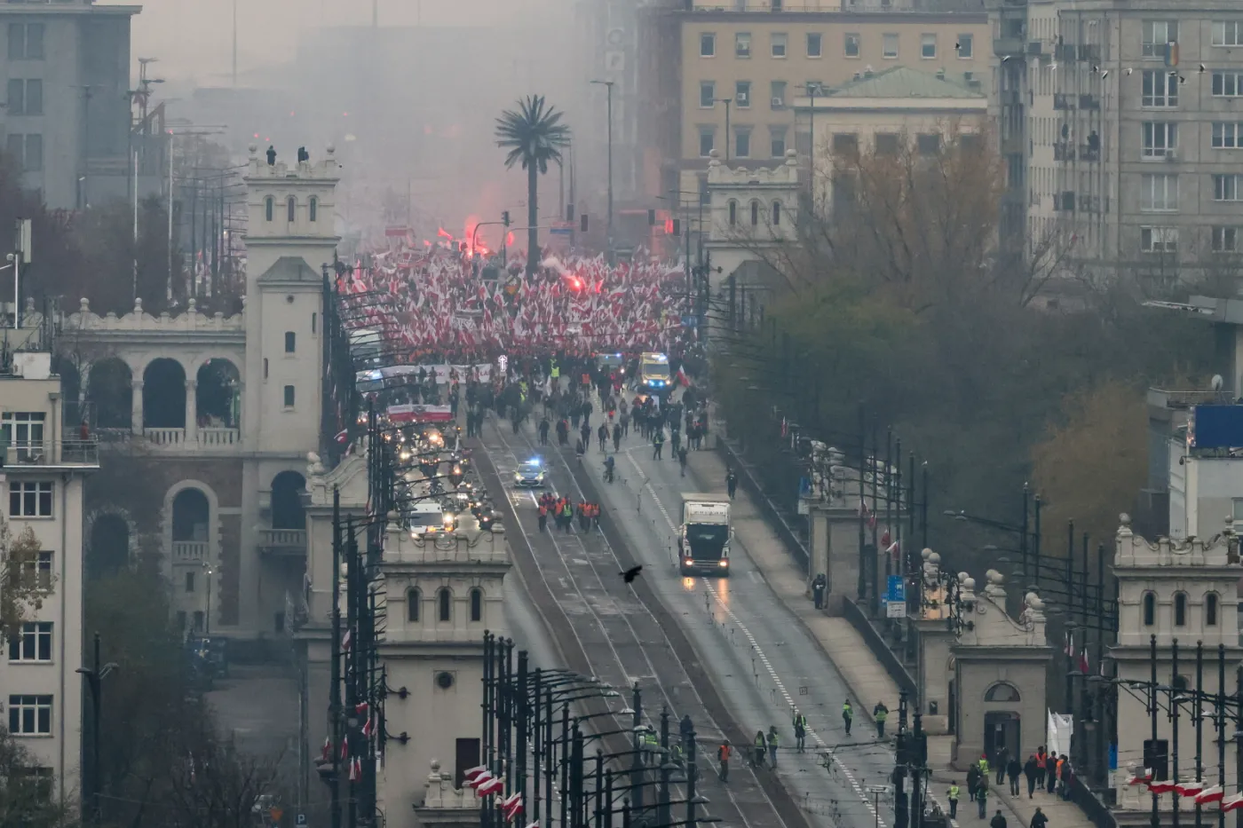 uczestnicy marszu