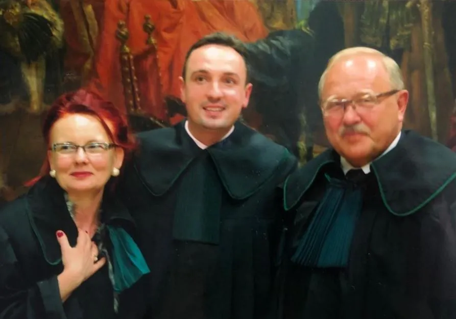 Uroczystość ślubowania na adwokata wraz z patronami adw. Marią Maleską i adw. Stanisławem Estreichem