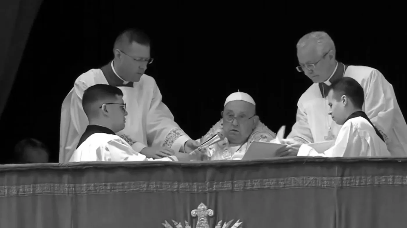 Ostatnie orędzie papieża Franciszka. "Chciałbym, abyśmy na nowo żywili nadzieję, że pokój jest możliwy!" [WIDEO]