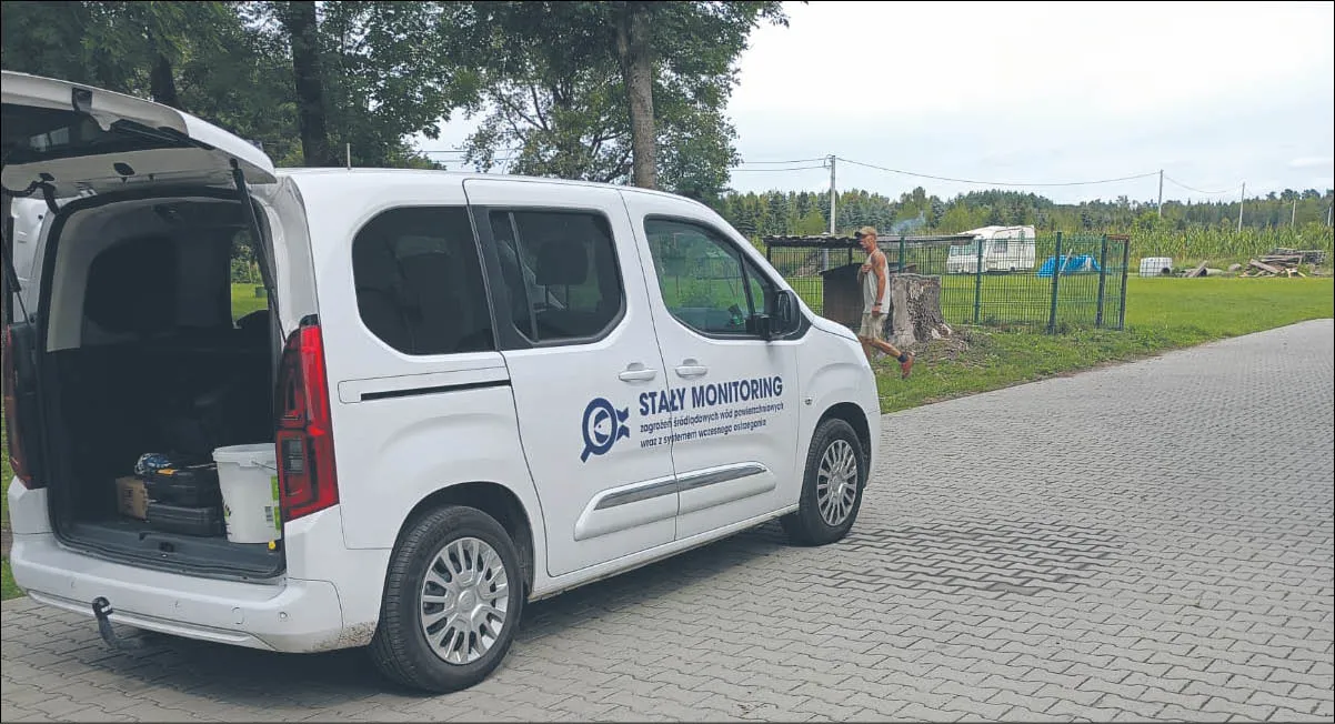 Pracownicy techniczni projektu dojeżdżają z Biestrzennika ok. 30 km do najbliższej stacji pomiarowej