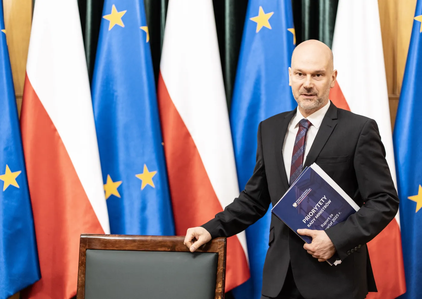 Warszawa 6.03.2026 KPRM Minister nadzoru nad wdrażaniem polityki rządu Maciej Berek Fot. Wojtek Górski