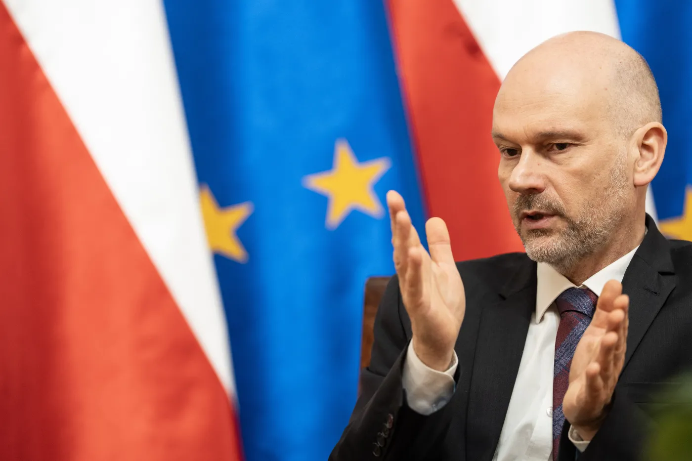 Warszawa 6.03.2026 KPRM Minister nadzoru nad wdrażaniem polityki rządu Maciej Berek Fot. Wojtek Górski