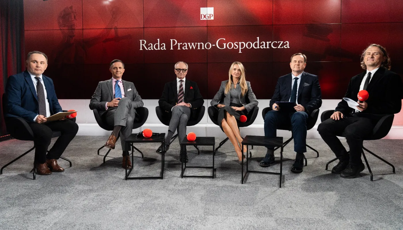 22.06.2026 Warszawa  Rada Prawno Gospodarcza od lewej : Tomasz Pietryga, Łukasz Bernatowicz, Marek Kowalski, Joanna Makowiecka-Gatza, Marek Górski, Łukasz Guza.  Fot. Wojtek Górski