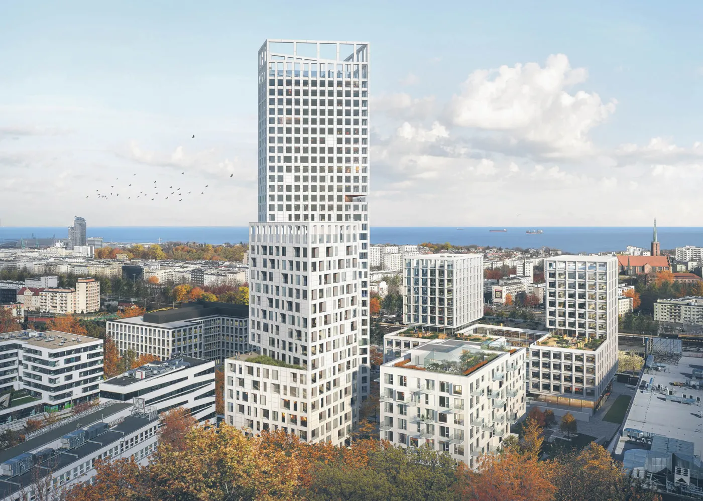 Inwestycja ALLCON w Gdyni, przy ul. Kieleckiej będzie prestiżowym kompleksem typu mixed-use, łączącym funkcje mieszkalne, biurowe i usługowe