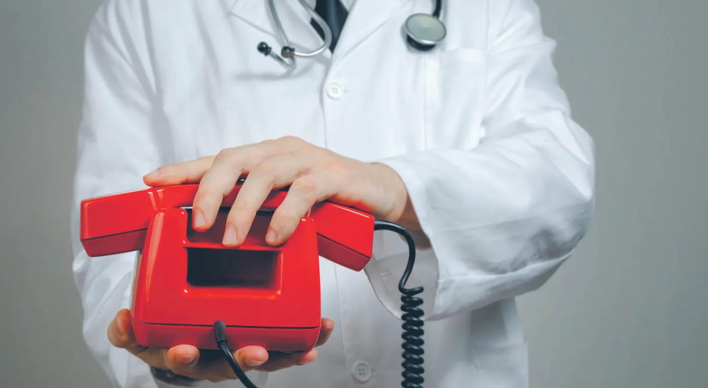Wysłuchanie chorego psychicznie przez telefon
