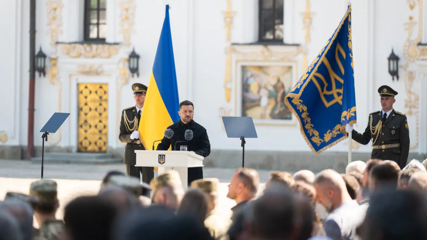Prezydent Ukrainy Wołodymyr Zełenski