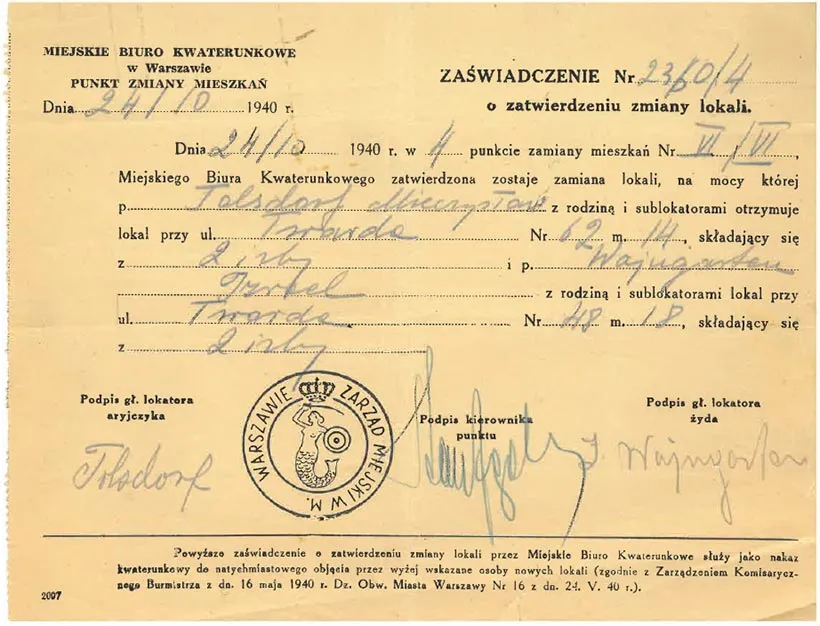 Zbiory Muzeum Getta Warszawskiego. Fot. Magdalena Kruszewska-Polak