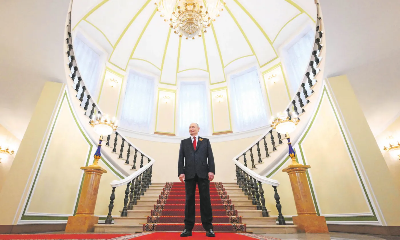 Prezydent Rosji Władimir Putin na Kremlu. Moskwa, 9 maja 2026 r.