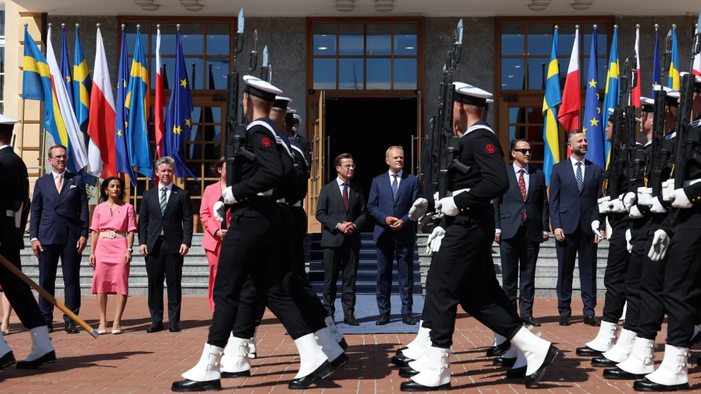 Premier Szwecji Ulf Kristersson i Premier RP Donald Tusk