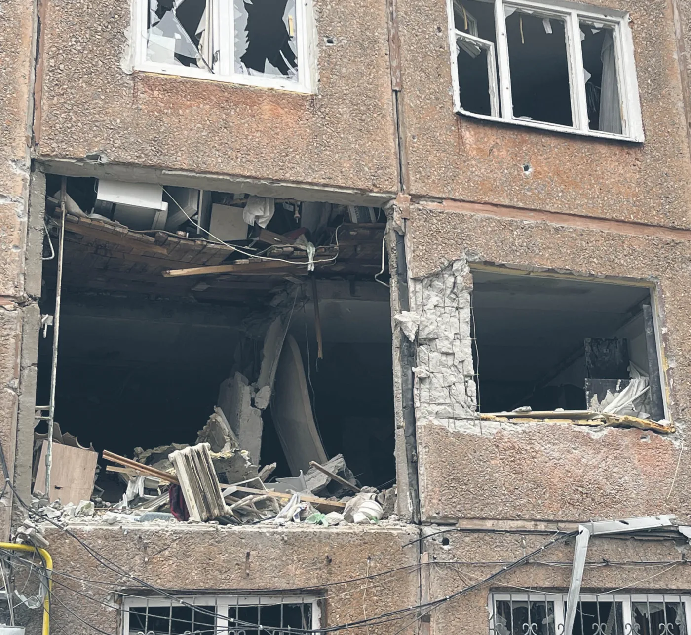 Osiedle na przedmieściach Charkowa, niedaleko uniwersytetu rolniczego