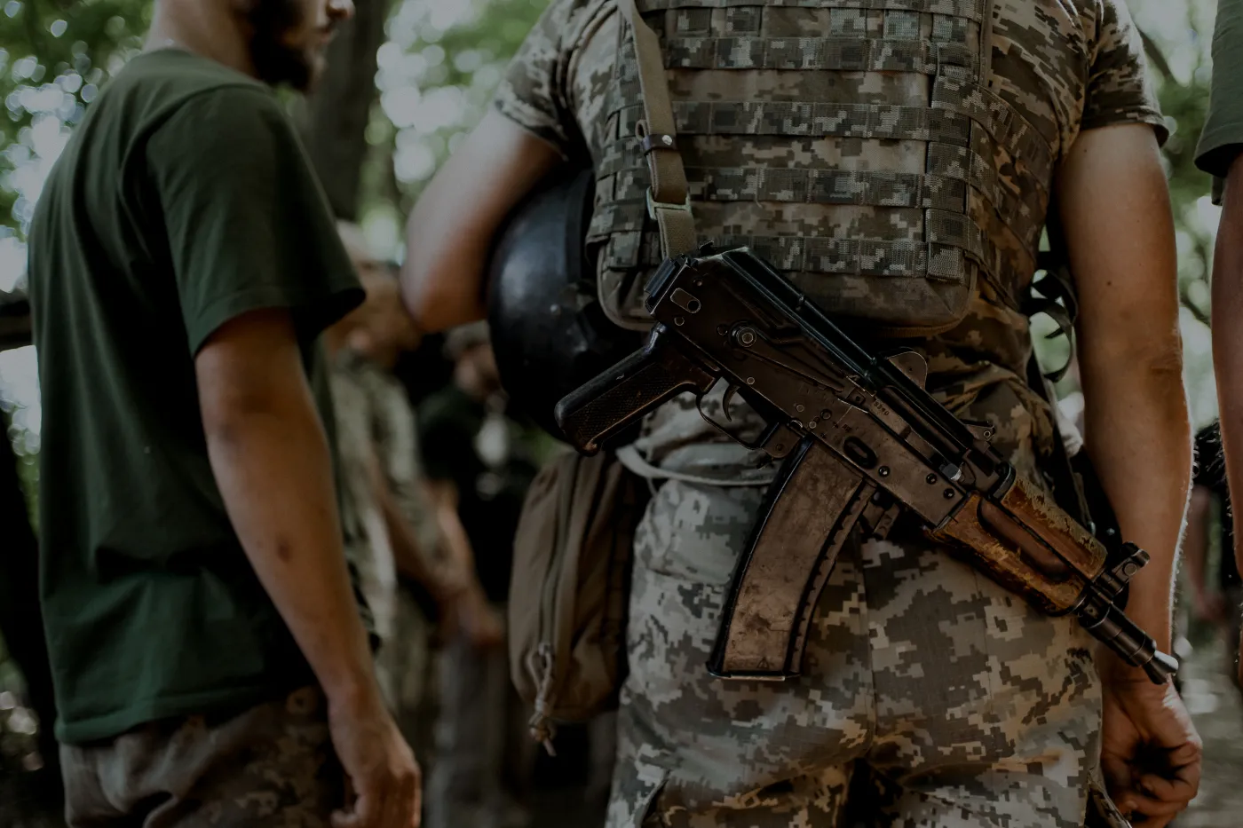 Okolice Bachmutu, oddział ukraińskiej artylerii / fot. Maciek Zygmunt