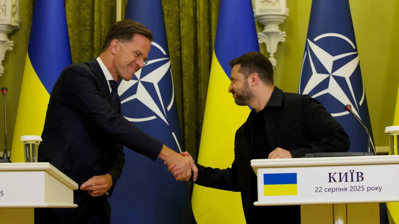 Mark Rutte - wizyta - Ukraina - Wołodymyr Zełenski
