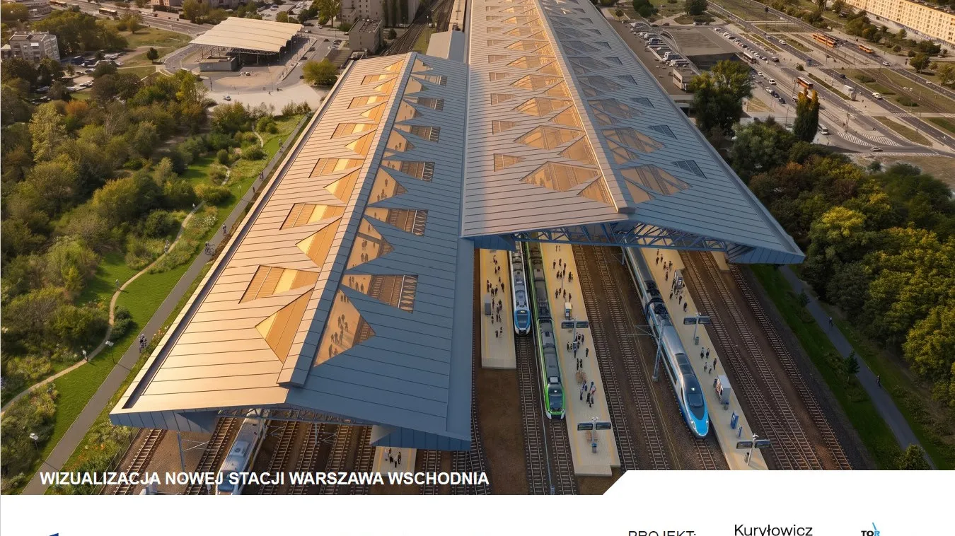 Przebudowa stacji Warszawa Wschodnia potrwa do końca 2029 r.