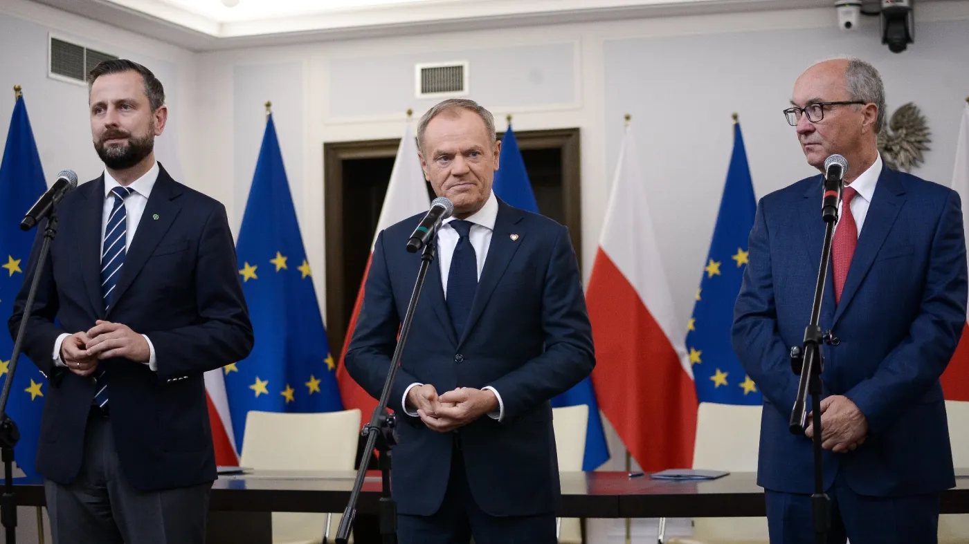 Donald Tusk, Władysław Kosiniak-Kamysz, Włodzimierz Czarzasty