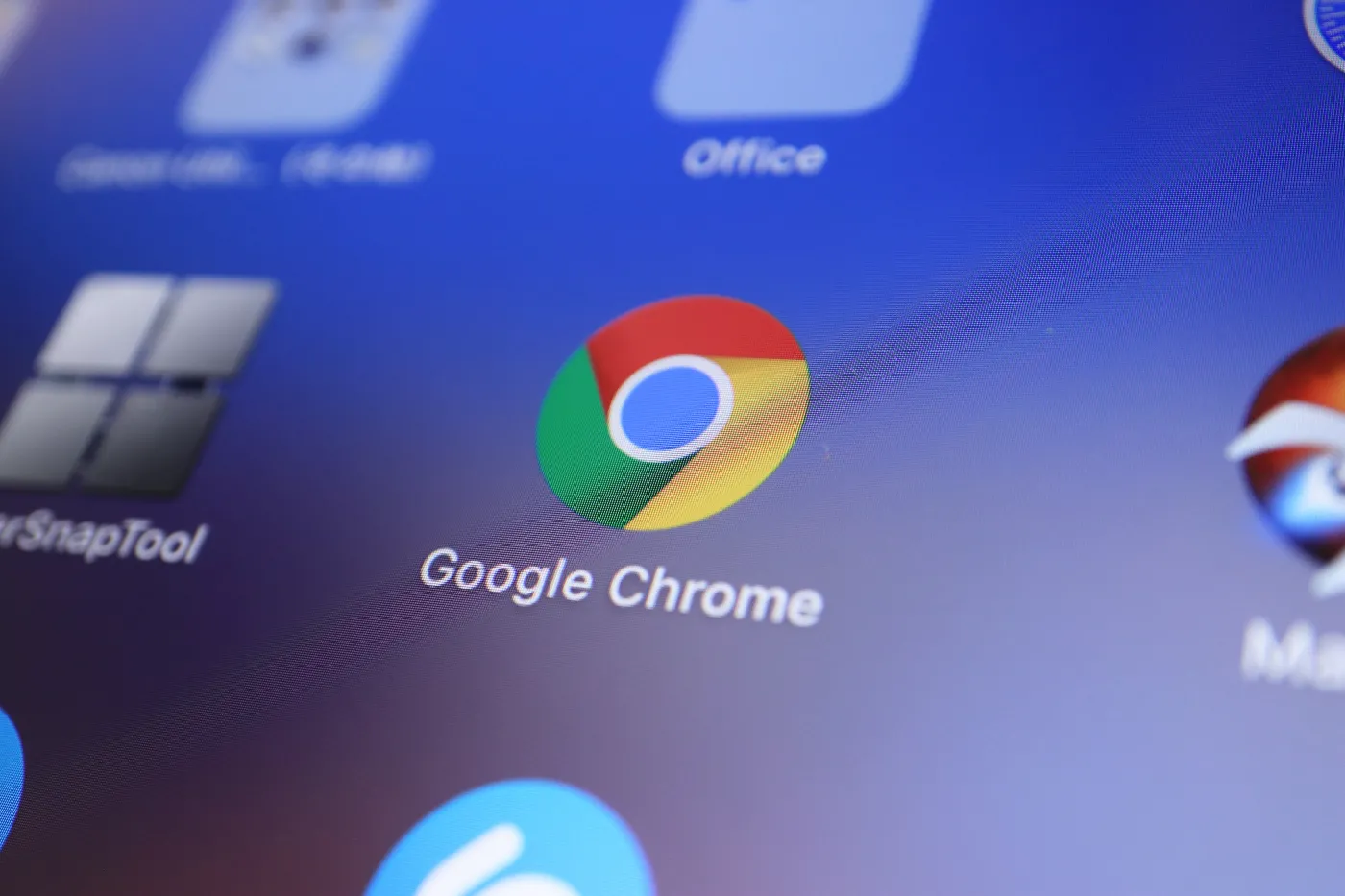 Logo przeglądarki Google chrome.