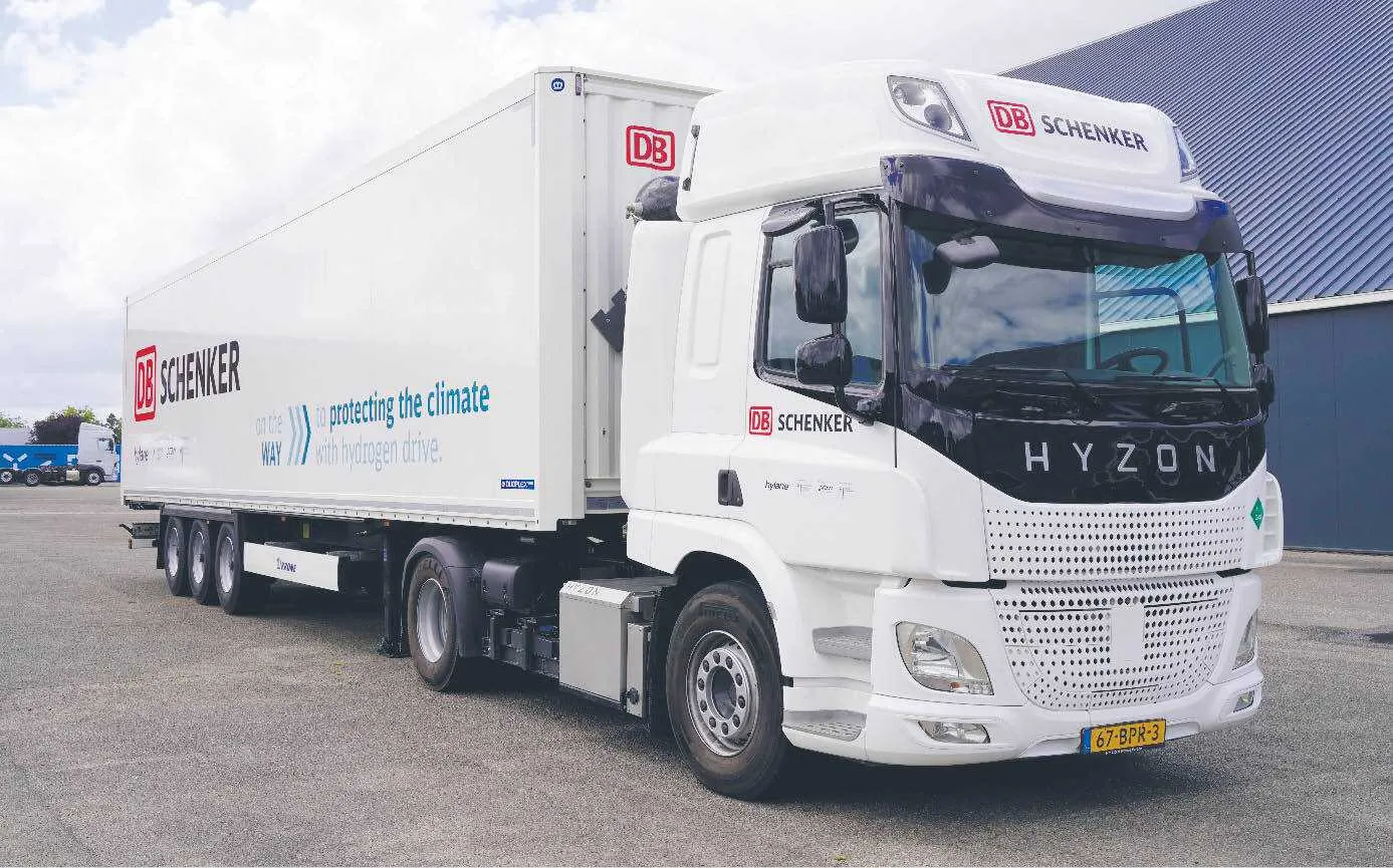 DB Schenker ogłasza swoje wodorowe ambicje i zamawia w Hylane pierwsze ciężarówki napędzane ogniwami paliwowymi