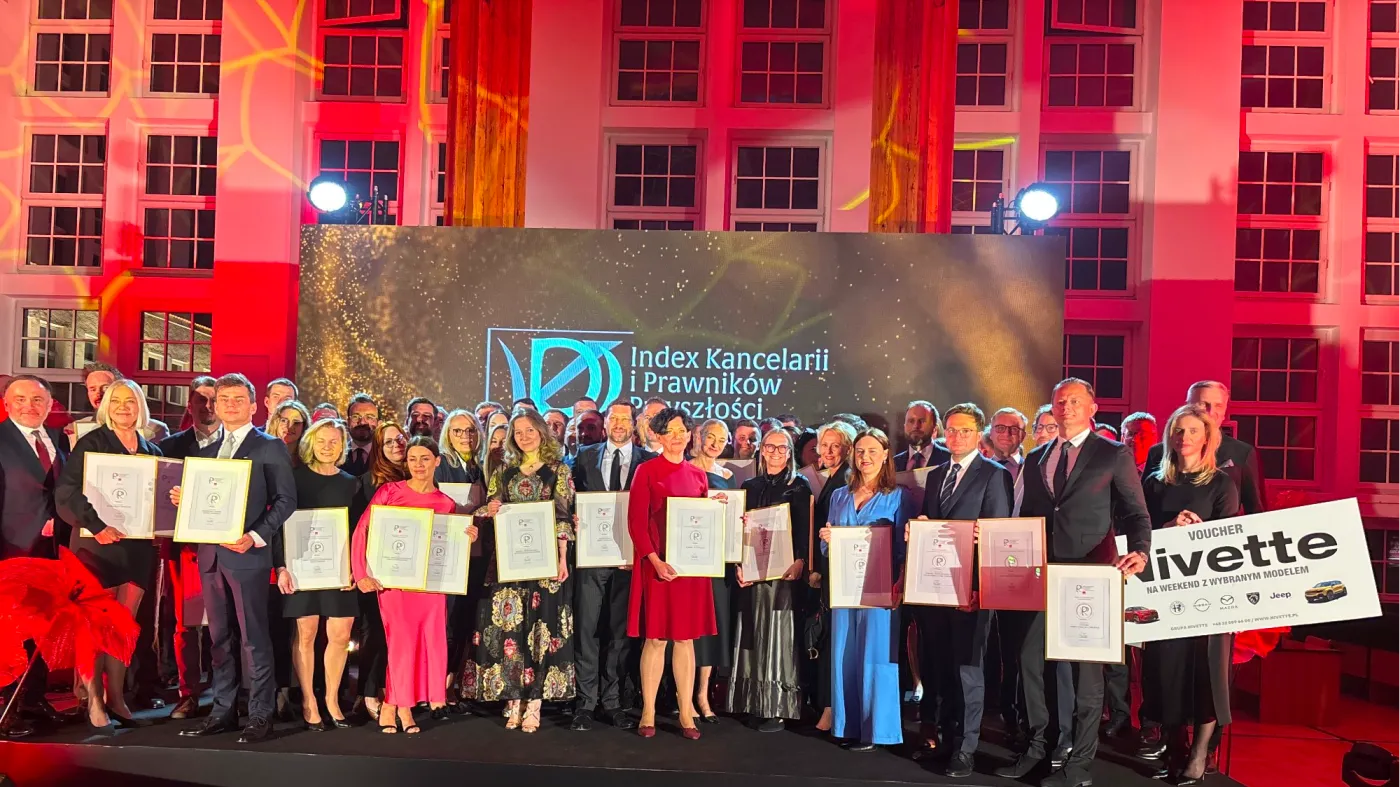 Index Kancelarii i Prawników Przyszłości. Uroczysta gala wręczenia wyróżnień.