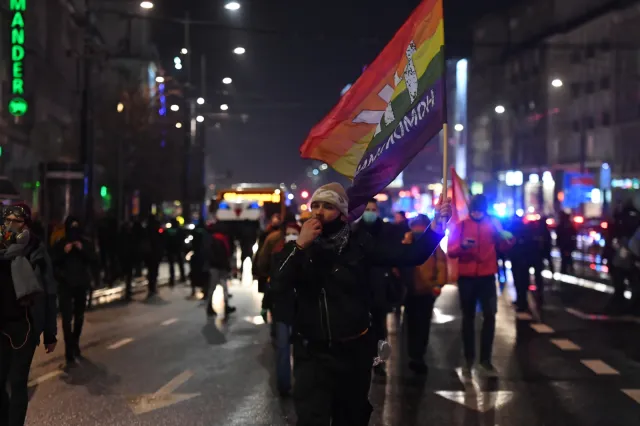 Policja o środowej manifestacji Strajku Kobiet: 11 osób zatrzymanych, 213 wylegitymowanych