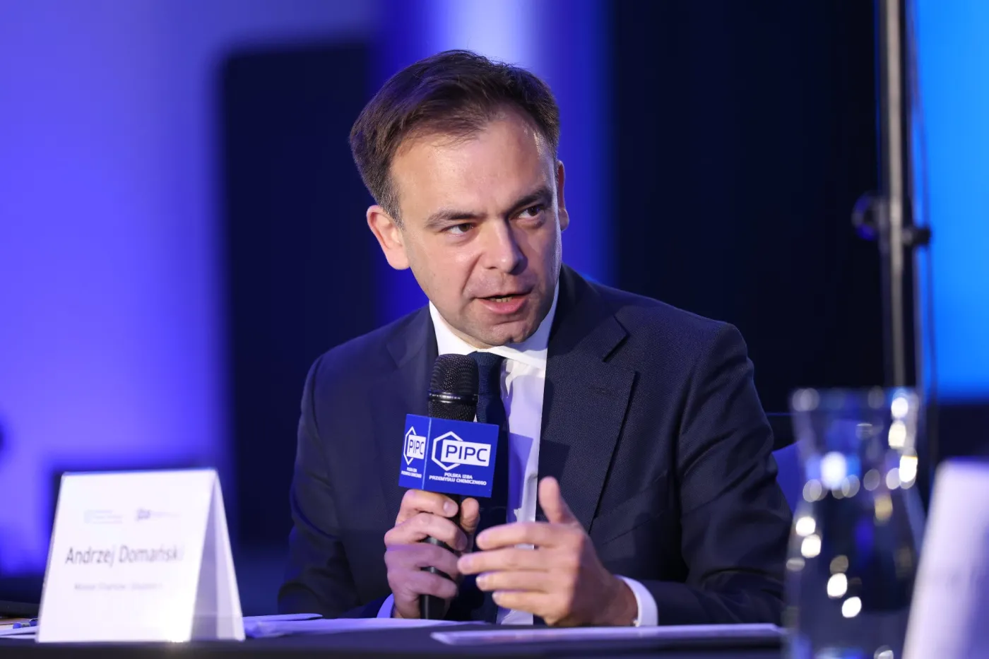 Andrzej Domański, minister finansów i gospodarki, podczas Kongresu Polska Chemia