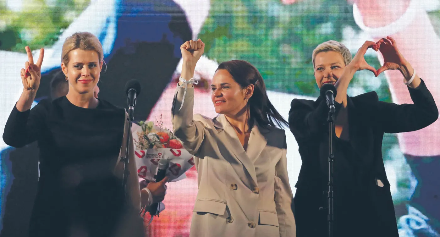 Alaksandr kontra trzy kobiety