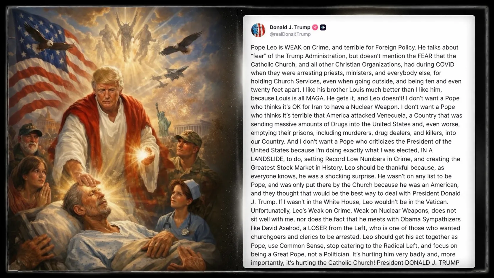 Trump kontra papież: kiedy forma zabija treść