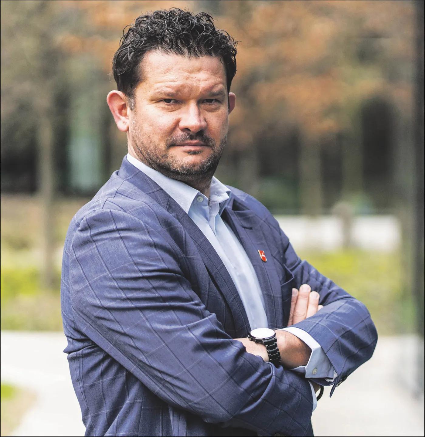 Dr Marcin Mazuryk, prezes Przedsiębiorstwa Komunikacji Samochodowej w Międzyrzecu Podlaskim