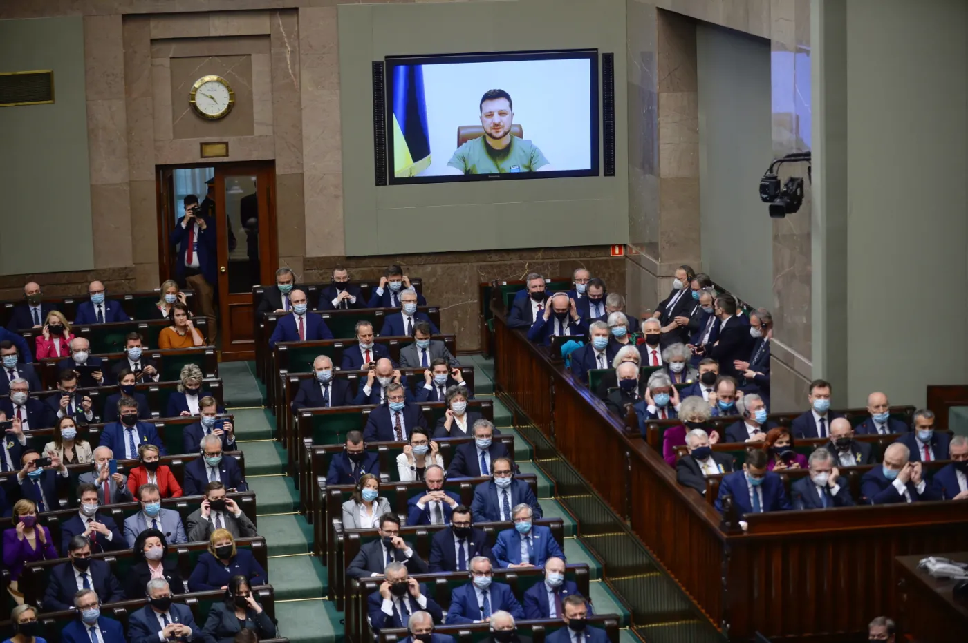 Zełenski przed polskim parlamentem: Między nami nie ma jakichkolwiek granic