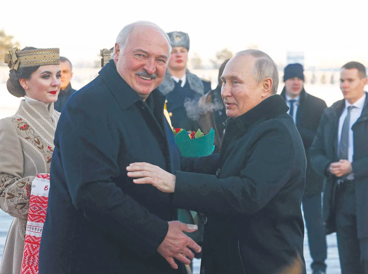 Putin odwiedził Łukaszenkę w Mińsku