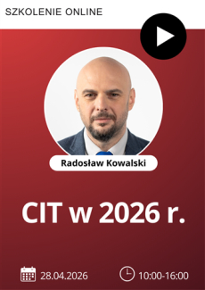 Szkolenie: CIT w 2026 r.