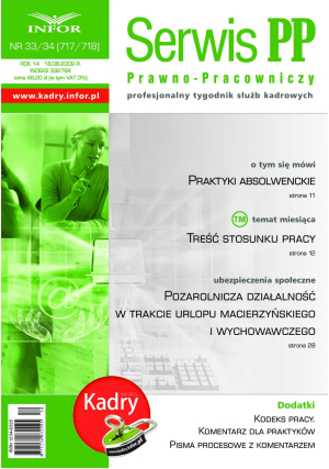 Serwis Prawno-Pracowniczy / Niezbędnik Kadrowo-Płacowy