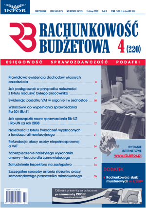Rachunkowość Budżetowa