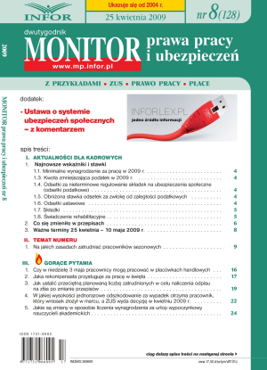 Monitor Prawa Pracy i Ubezpieczeń