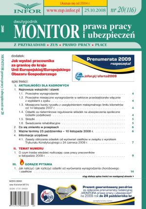 Monitor Prawa Pracy i Ubezpieczeń