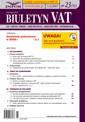 Biuletyn VAT